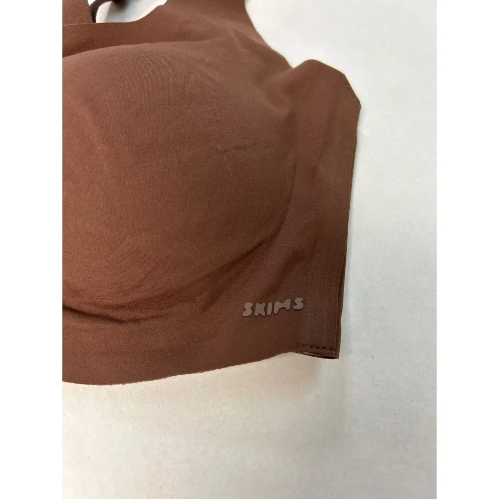 SKIMS Naked Scoop Bra Cocoa Size Large NWT - Picture 5 of 8